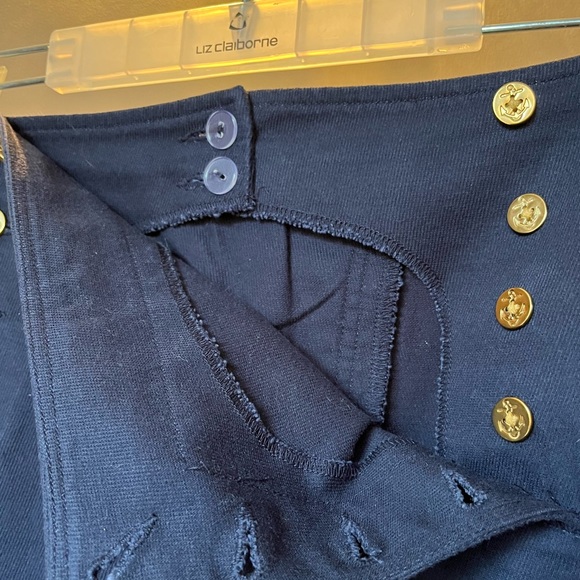 Ralph Lauren Navy Midi Skirt - Picture 6 of 7